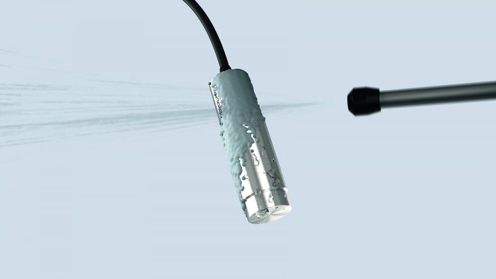 UMC3000: sensor ultrasónico de acero inoxidable 100%
